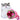 Cushion and Hand Bouquet Red Roses