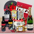 Christmas Wine & Chocolate Hamper