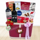 Christmas Wine & Chocolate Hamper