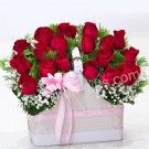 Red Roses Table Arrangement