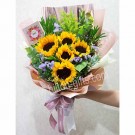 Sun Flower Hand Bouquet