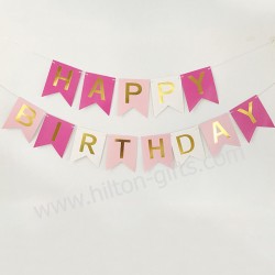 Birthday Banner - Pink