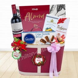 Christmas Wine & Chocolate Hamper