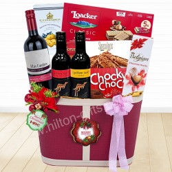 Christmas Wine & Chocolate Hamper