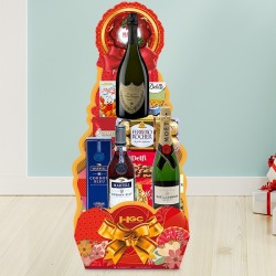 Christmas Wine & Chocolate Hamper