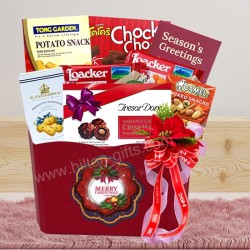 Christmas Wine & Chocolate Hamper