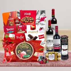 Christmas Wine & Chocolate Hamper