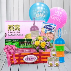 New Born Baby Hamper (baby balloon) 