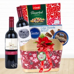 Christmas Wine & Chocolate Hamper