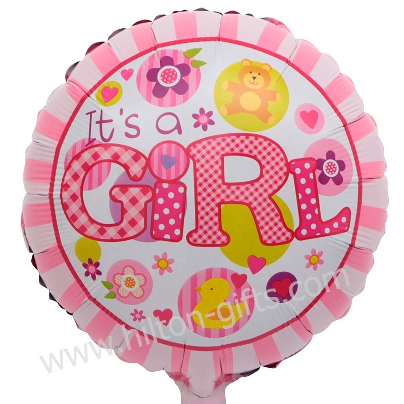 Baby Girl Pink (Round)