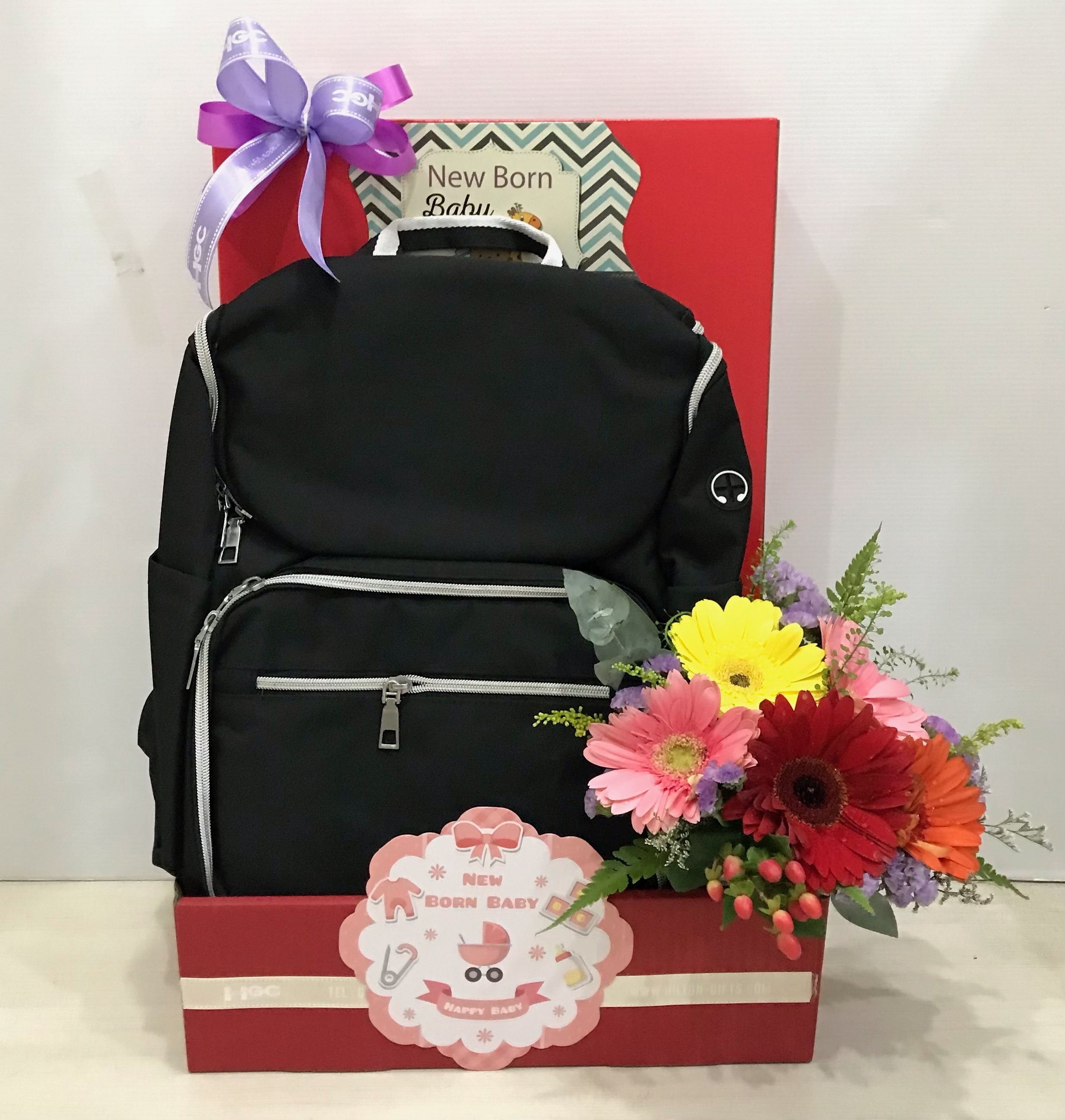Baby Bag & Flowers