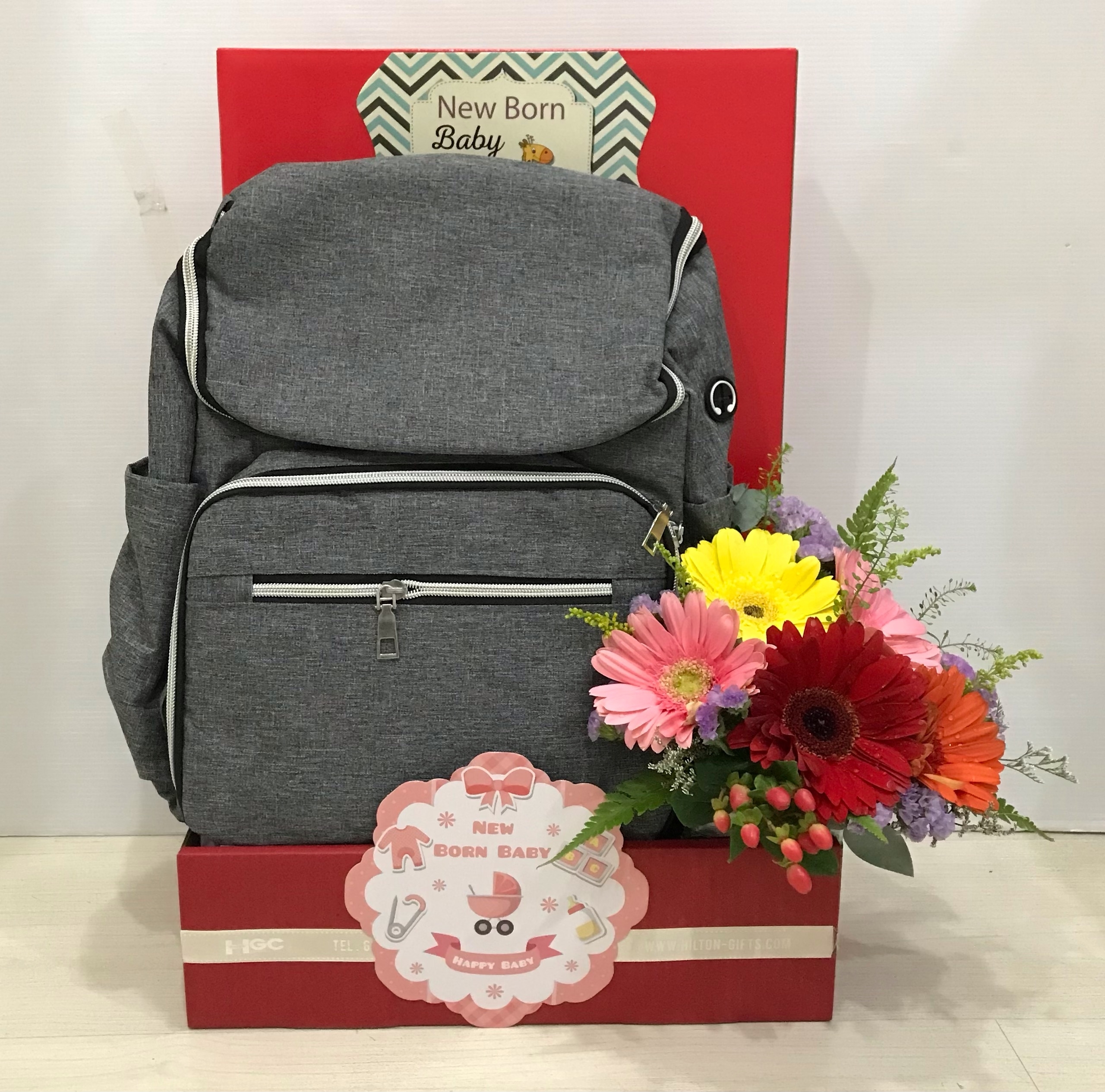 Baby Bag & Flowers