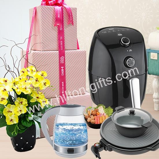 Air Fryer ,LED Kettle, Teppanyaki - Electrical Hamper	