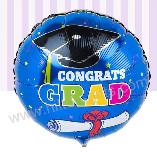 Graduation Blue Balloon