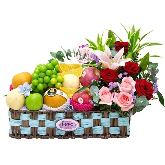 Flower And Fruits Basket