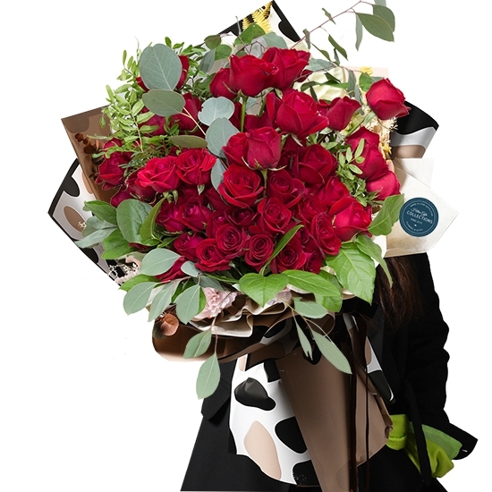 Hand Bouquet Red Roses