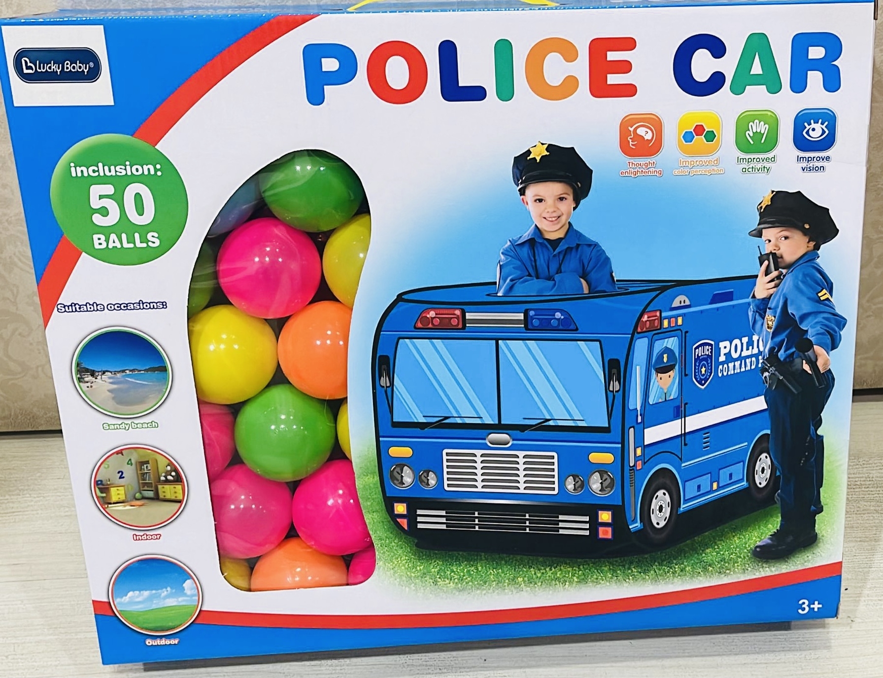 Kids Play Tent - Police Car