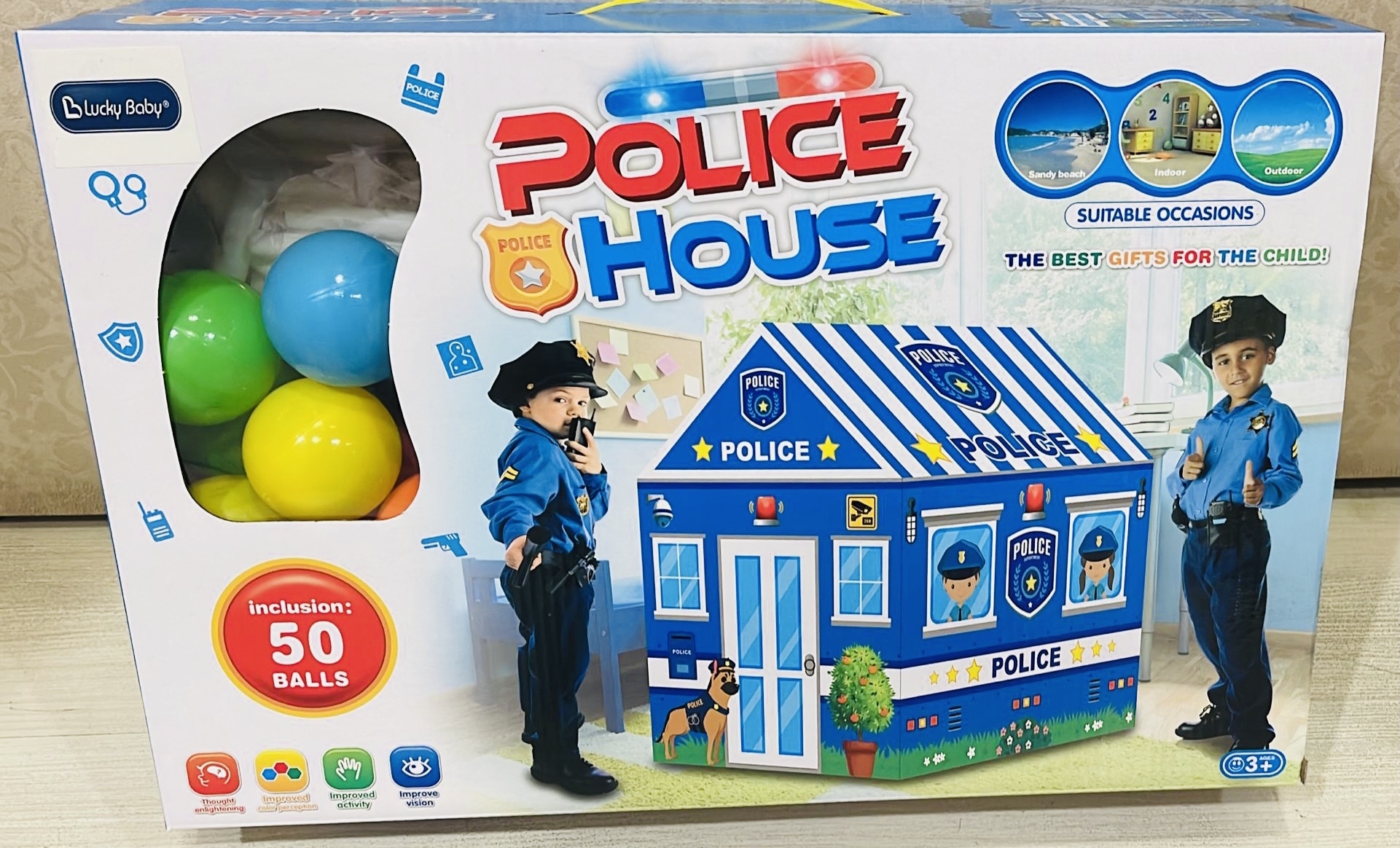 Kids Play Tent - Police House